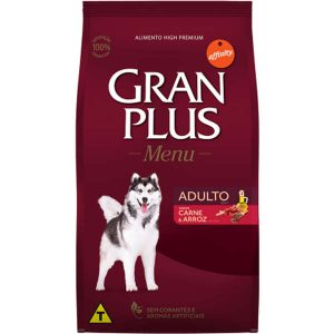Ração Affinity PetCare GranPlus Menu Carne e Arroz para Cães Adultos - 15 Kg