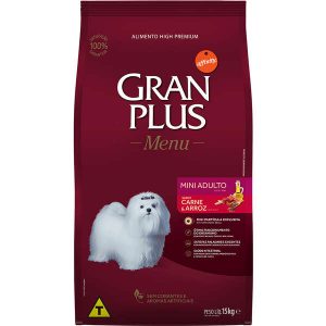 Ração Affinity PetCare GranPlus Menu Carne e Arroz para Cães Adultos Mini - 10 Kg