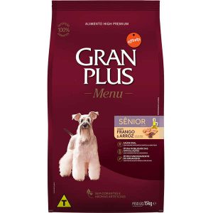 Ração Affinity PetCare GranPlus Menu Sênior Frango e Arroz para Cães Idosos - 3 Kg
