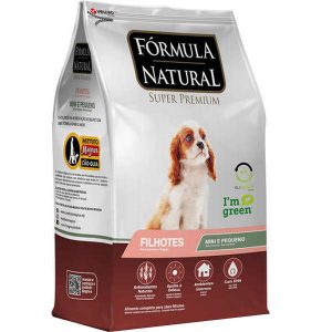 Ração Fórmula Natural Super Premium para Cães Filhotes Raças Minis e Pequenas - 1Kg