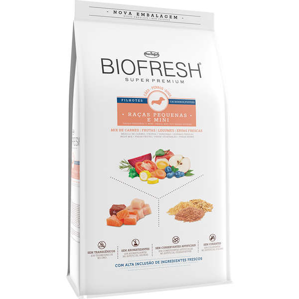 Ração Hercosul Biofresh para Cães Filhotes de Raças Pequenas - 1 Kg