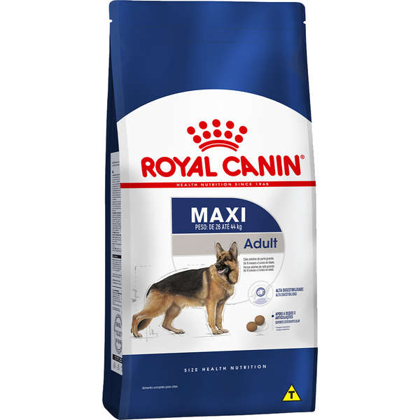 Ração Royal Canin Maxi Adult para Cães Adultos Grandes a partir de 15 Meses de Idade - 15 Kg